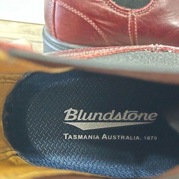 Blundstone 1394 Chestnut Leather Boots, Size 8.5AU/10Mens - Picture 2 of 10